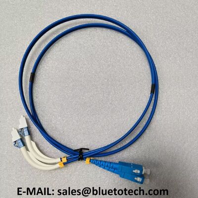 LC Flexible Boot Armored Fiber Optic Patch Cord LC To SC Single Mode 3mm Flexible LC boot SM Fiber Optic Armored Patch Cable 3.0mm LC/UPC To SC/UPC Simplex