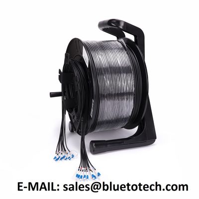 Outdoor Armored Fiber Optic Patch Cord SC/UPC to SC/UPC 4core Single Mode with 5mm OD and 4G/5G Network Support