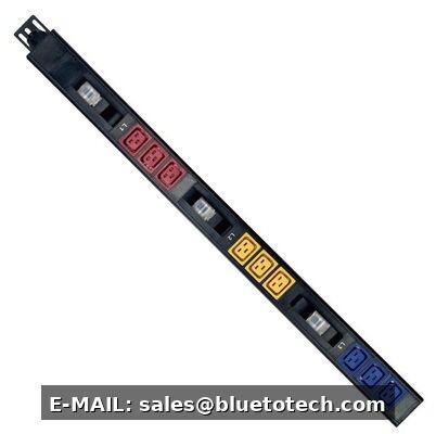 80A Smart Remote Control IPDU Mining PDU 12 Port C19 Outlet Level Monitoring SNMP 415V Three Phase