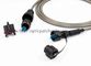 Armored Fiber Optic Patch Cord / Fullaxs LC To ODVA Duplex Fiber Optic Patch Cable